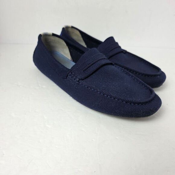 Rothys The Driving Loafer Mens Slip On Shoes Navy Blue Size 12 main image 8